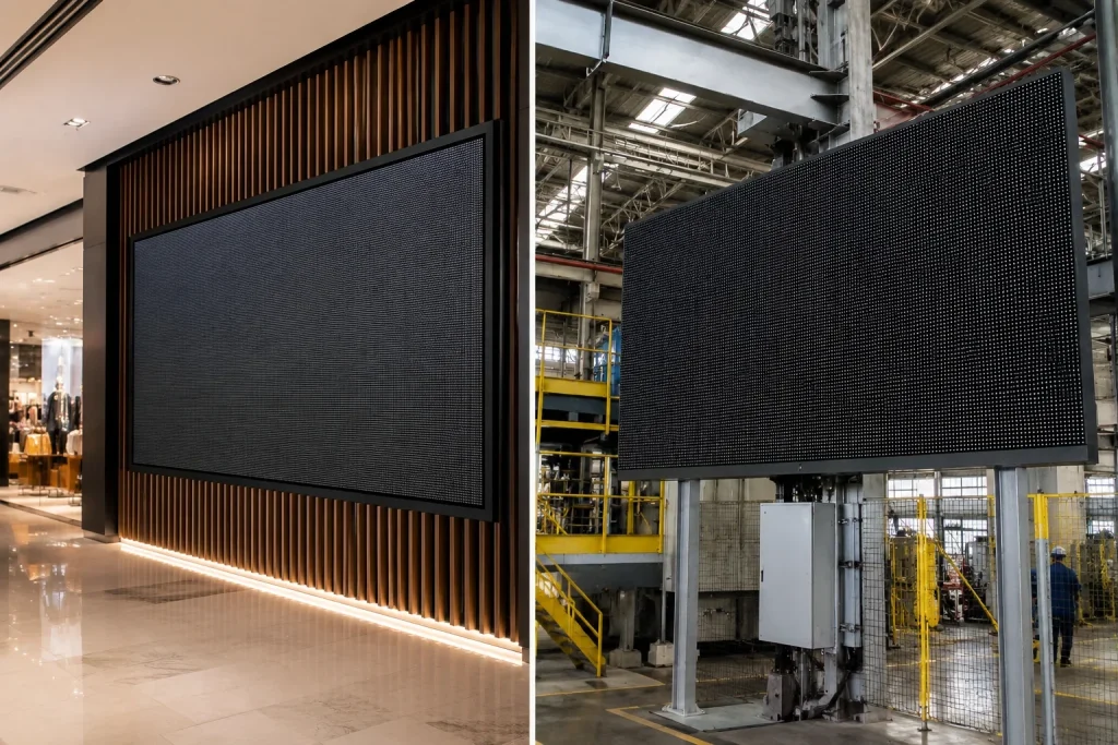 pantalla-led-industrial-vs-comercial