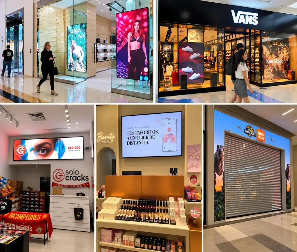 Pantallas LED para vitrinas: cómo transformar el retail y atraer clientes